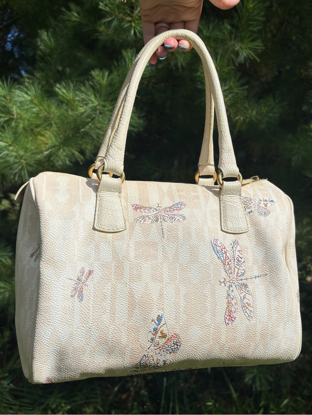 Furla Dragonfly Leather Shoulder Bag